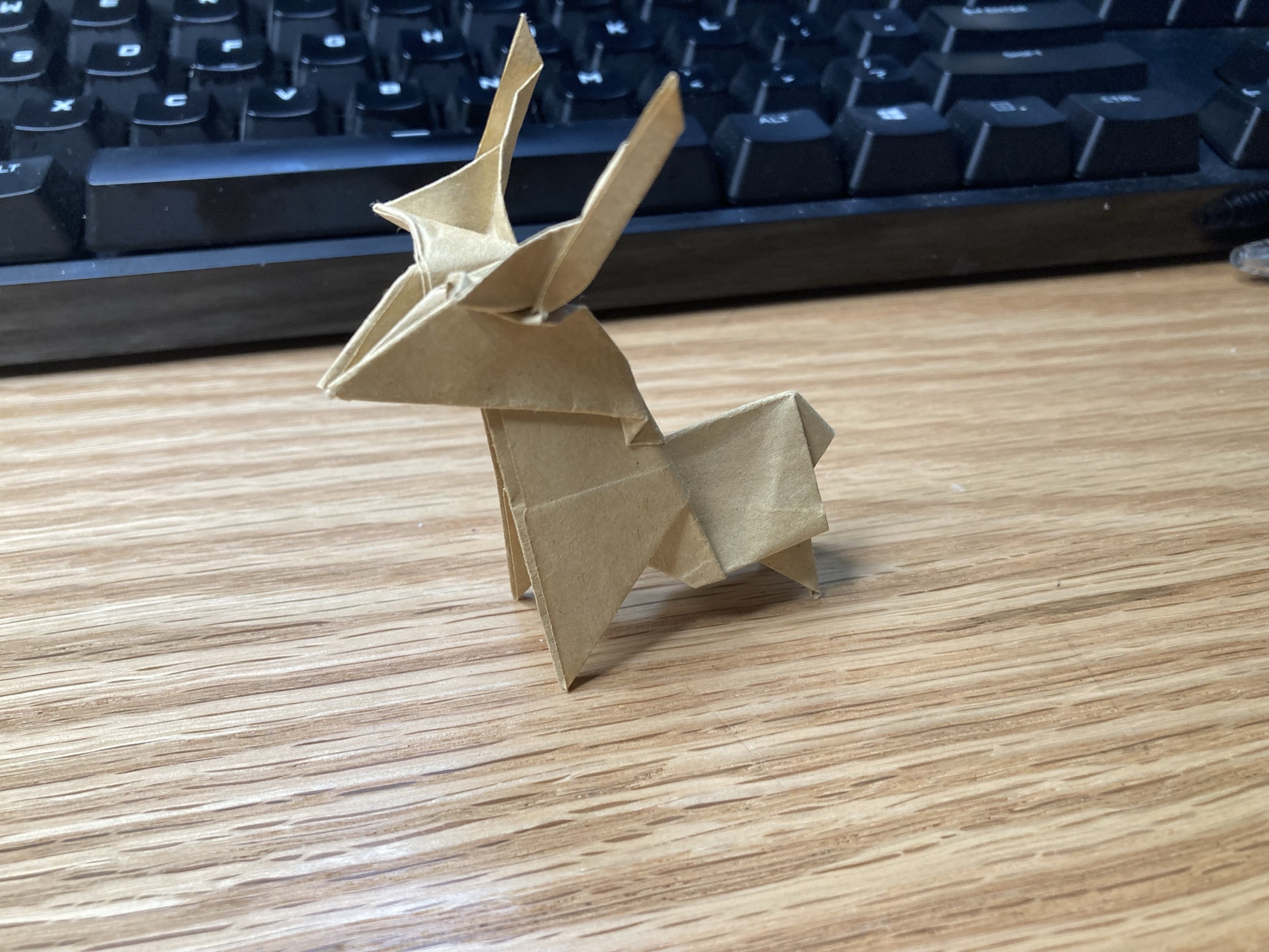 Fourth origami animal.