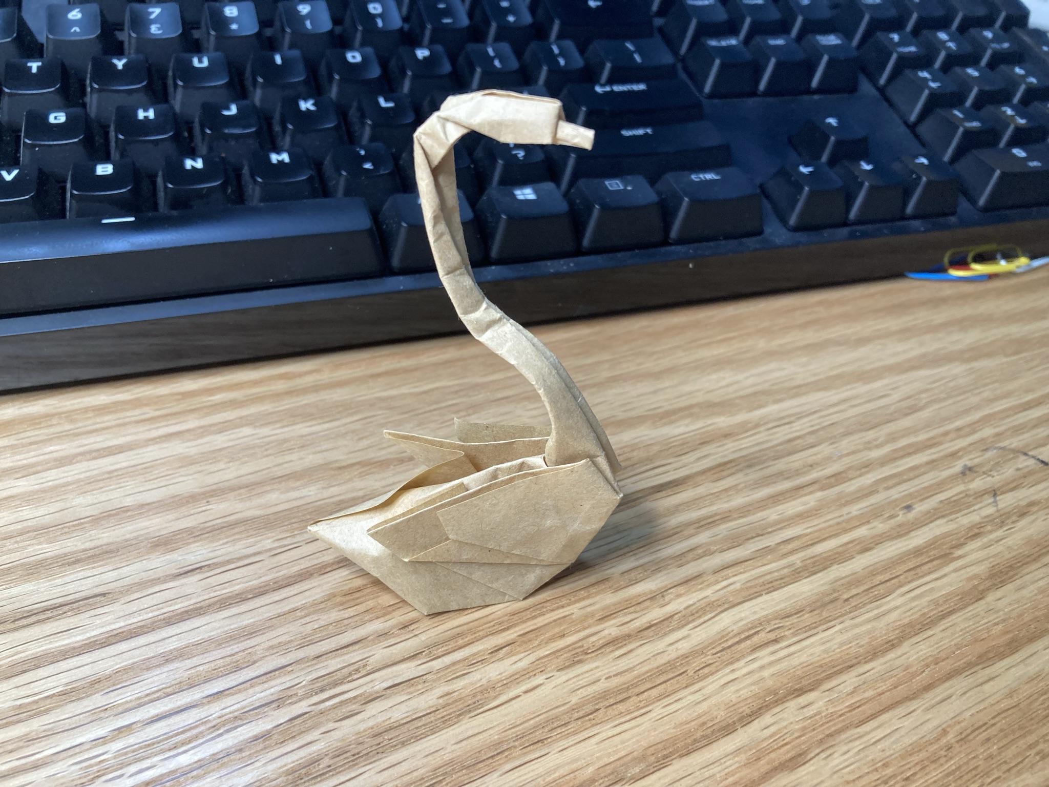 Fifth origami animal.